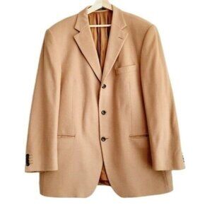 ARNOLD BRANT | 100% Cashmere Sports Coat Jacket Sz XL Flawed